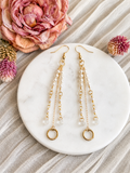 Pearl Cascade Drop Earrings