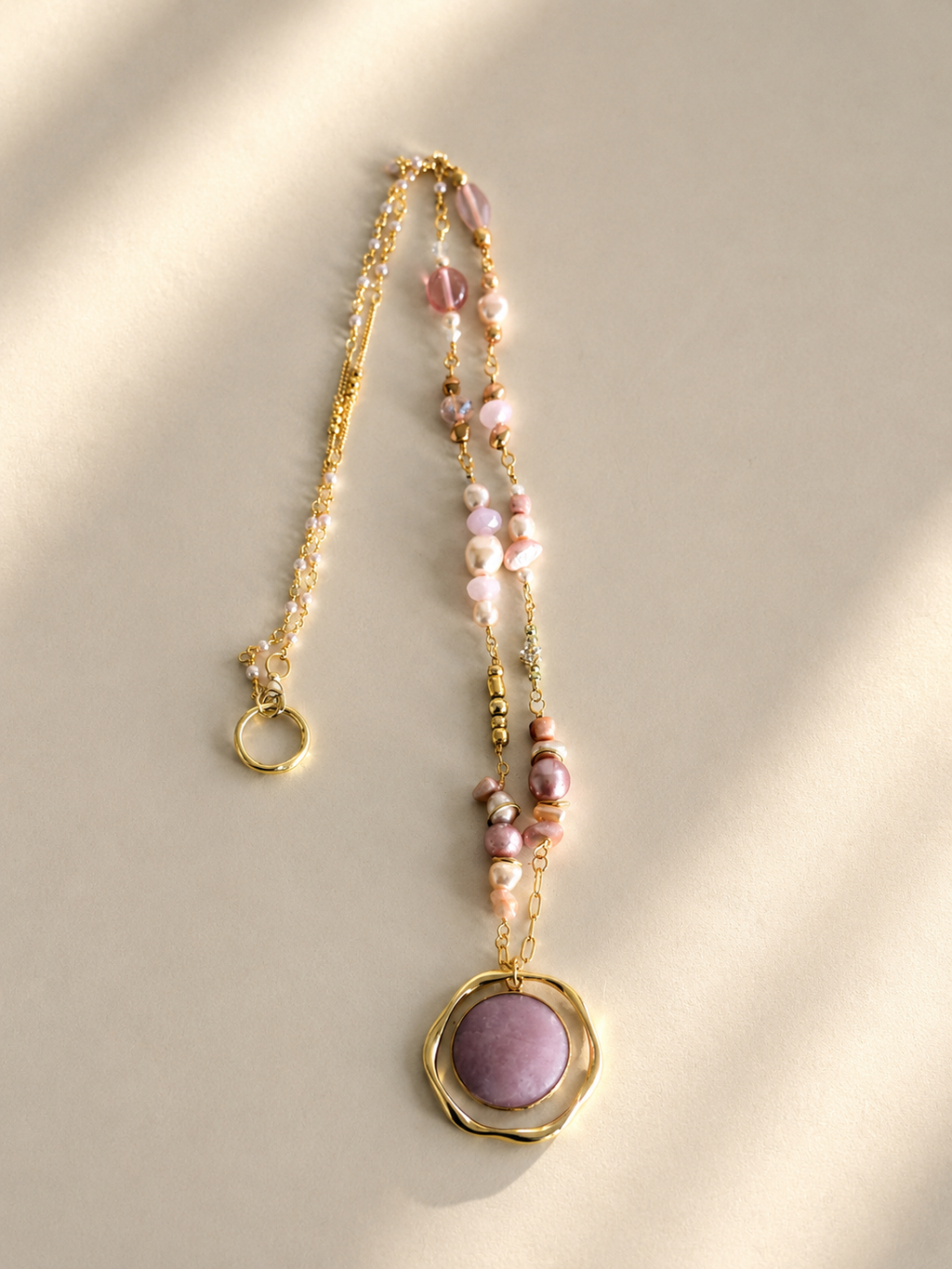 Blush Bloom Statement Necklace