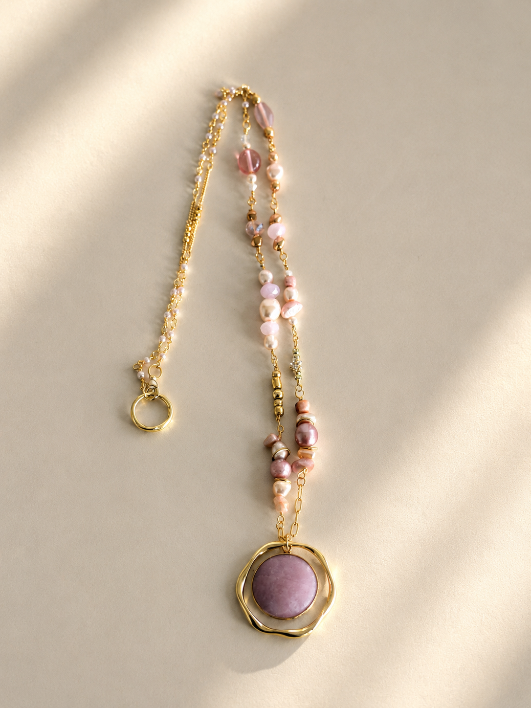 Blush Bloom Statement Necklace