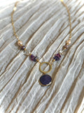 Violet Garden Pendant Necklace