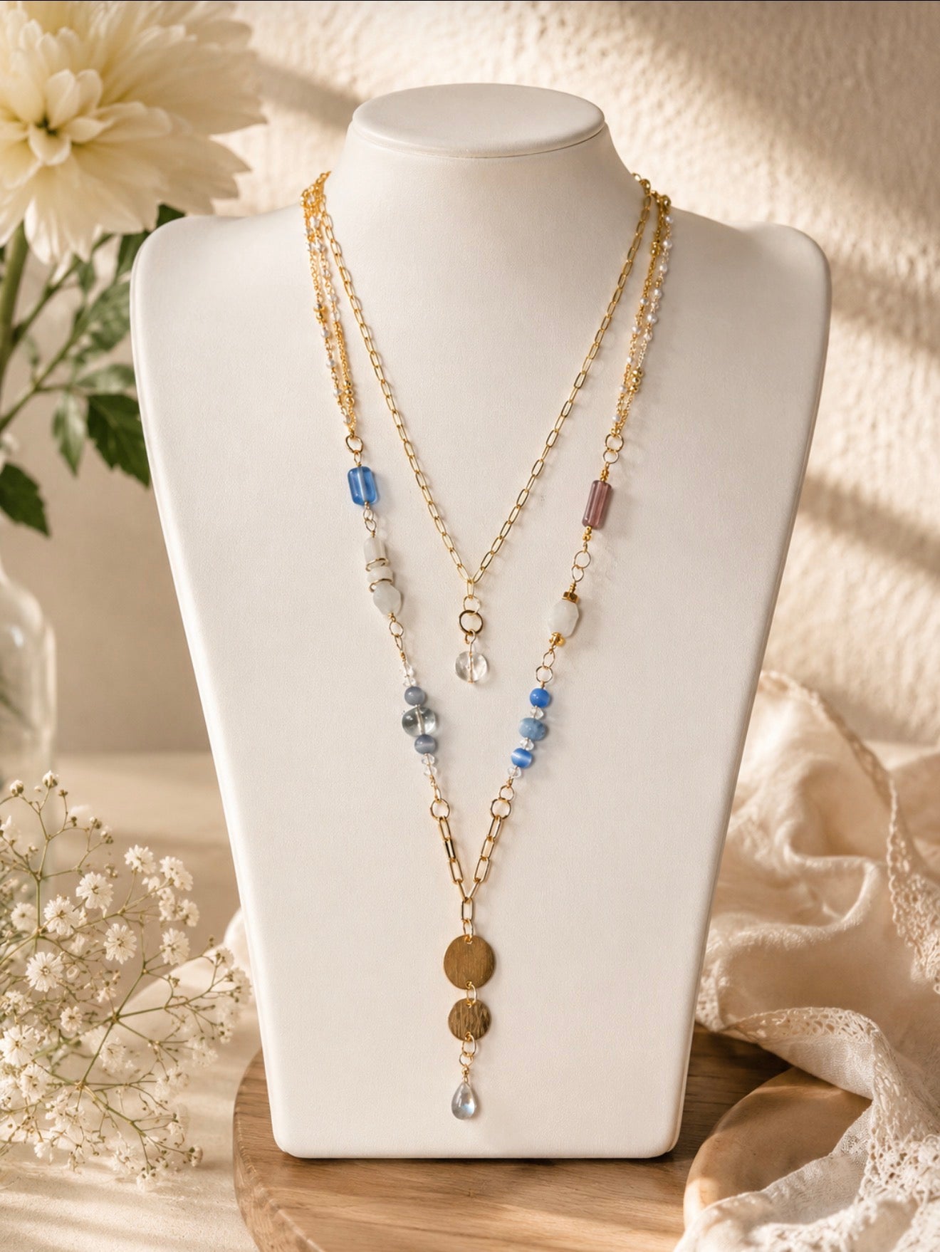 Skybound Keepsake Layered Necklace
