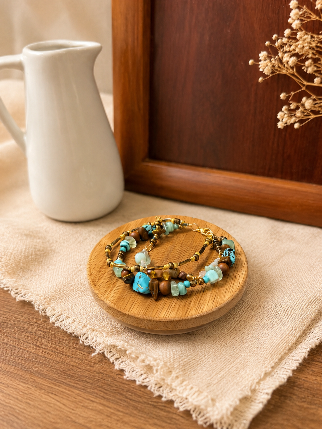 Turquoise Tide Wrap Bracelet