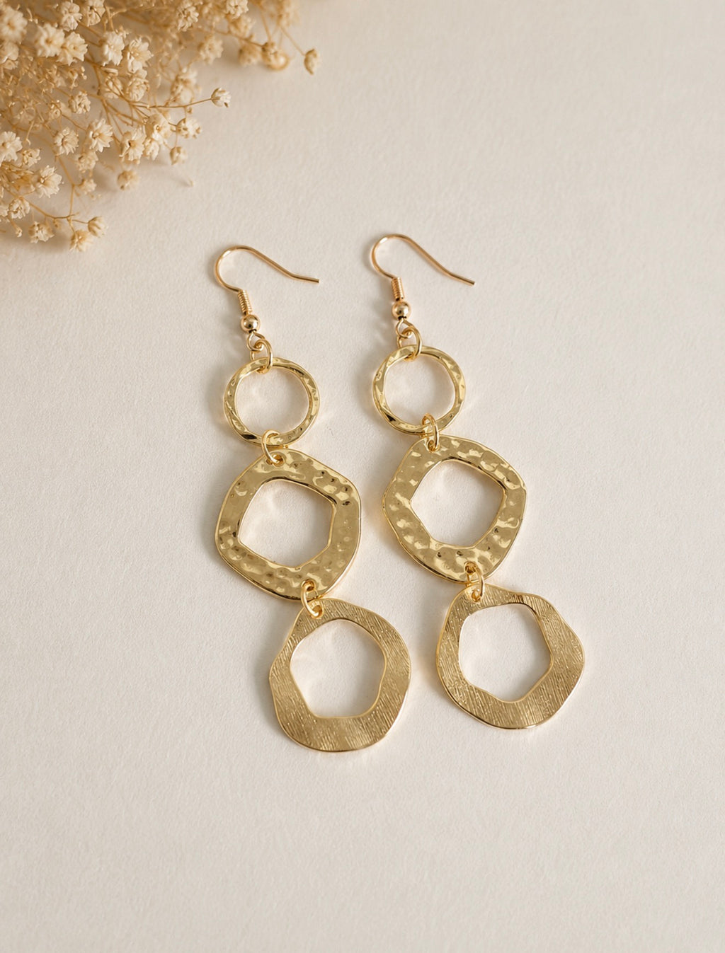 Willow Organic Gold Earrings