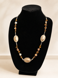 Golden Horizon Tiger’s Eye Statement Necklace